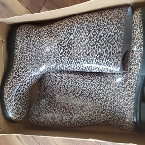 LEOPARD UGG RAINBOOTS